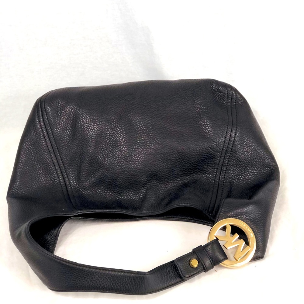 Michael Kors Shoulder Bag Black with Gold Hardware